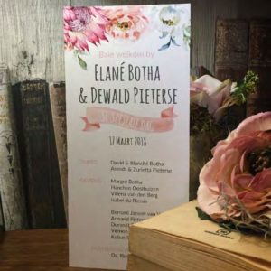 DL Wedding Programme